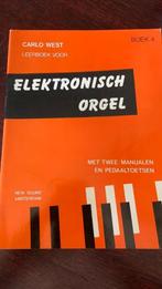 Leerboek voor elektronische orgel boek 4- Carlo West, Ophalen of Verzenden, Artiest