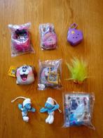 Blad 23 speeltjes Mc Donalds (knuffels, trol, smurf), Ophalen of Verzenden, Gebruikt