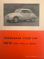 DKW 1000 S restauratieproject, Ophalen