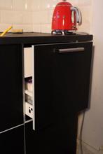 metod schuiflade ikea, nieuw, Huis en Inrichting, Ophalen, Minder dan 50 cm, Zwart, Nieuw