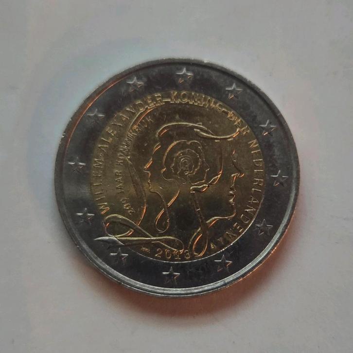 2 Euro 200 Jaar Koninkrijk 2013 Nederland, Postzegels en Munten, Munten | Nederland, Losse munt, Euro's, Ophalen of Verzenden