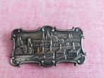 Zilveren Broche Karelsbrug Praag, 4 tot 7 cm, Gebruikt, Ophalen of Verzenden, Zilver