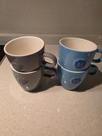 4 Douwe Egberts cappuccino mokken, nieuw, Nieuw, Ophalen of Verzenden, Overige stijlen, Kop(pen) en/of Schotel(s)