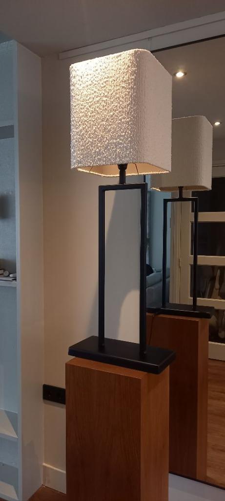 Diga Colmore Tafellap Metaal, 30x13x77 cm - Zwart Nieuw!, Huis en Inrichting, Lampen | Tafellampen, Nieuw, 75 cm of meer, Metaal