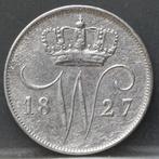 Zilveren dubbeltje 1827 B - 10 cent 1827 B - Willem 1, Postzegels en Munten, Munten | Nederland, Koning Willem I, Zilver, 10 cent