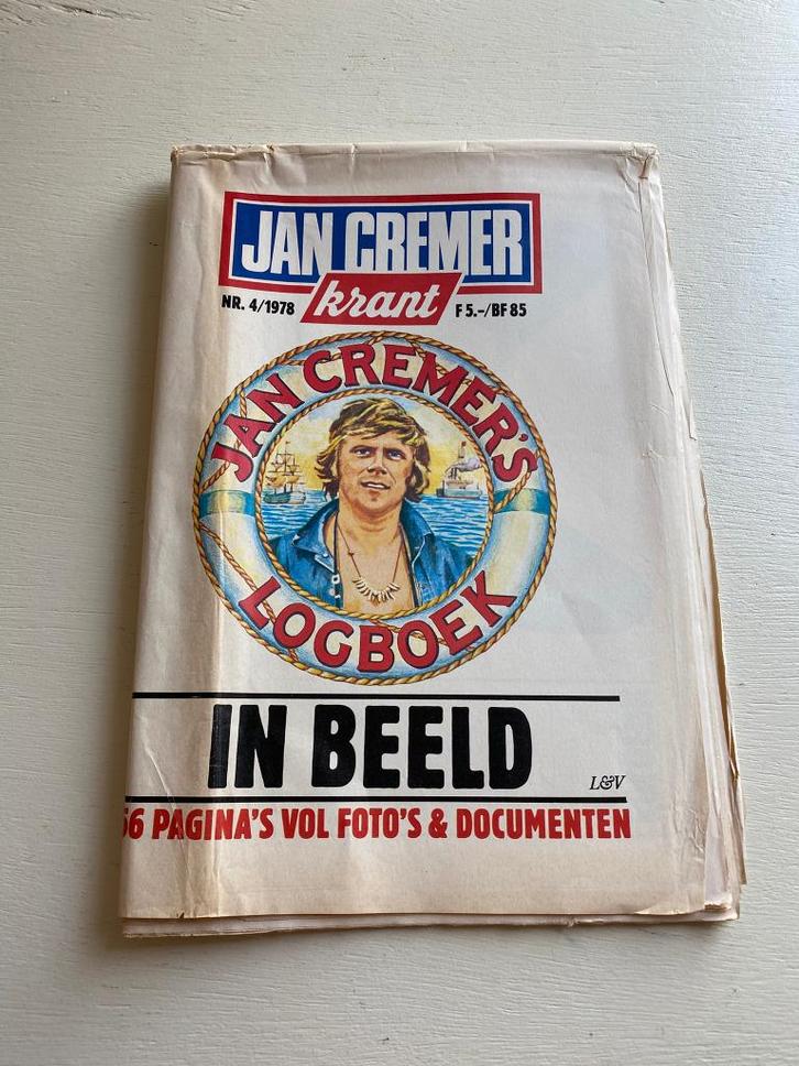 Jan Cremer - Krant 1978 - Interview en Jongensleed, Boeken, Tijdschriften en Kranten, Zo goed als nieuw, Krant, Ophalen of Verzenden