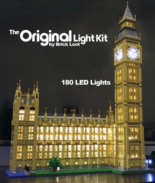 Verlichtingsset voor 10253 Big Ben LED verlichting, Kinderen en Baby's, Speelgoed | Bouwstenen, Nieuw, Overige merken, Ophalen of Verzenden