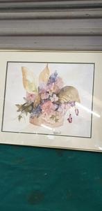 aquarel bloemen van rolande, Huis en Inrichting, Woonaccessoires | Schilderijen, Tekeningen en Foto's, Ophalen of Verzenden, 'T Olde Gre-j