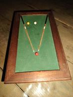 Miniatuur Biljart Tafel Kistje, Ophalen of Verzenden
