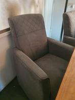 4 Grijze Eetkamerstoelen met Wieltjes, Ophalen, Gebruikt, Vier, Modern