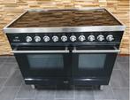 Luxe Boretti Fornuis 100cm hoogglans zwart rvs INDUCTIE, 60 cm of meer, Ophalen of Verzenden, Zo goed als nieuw, Energieklasse A of zuiniger