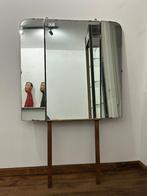 Vintage drie Luik spiegel., Ophalen, Gebruikt, Rechthoekig, Minder dan 100 cm