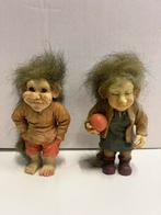Twee Vintage Trollen poppetjes Troll Agora Design Zweden, Verzamelen, Poppetjes en Figuurtjes, Ophalen of Verzenden, Zo goed als nieuw