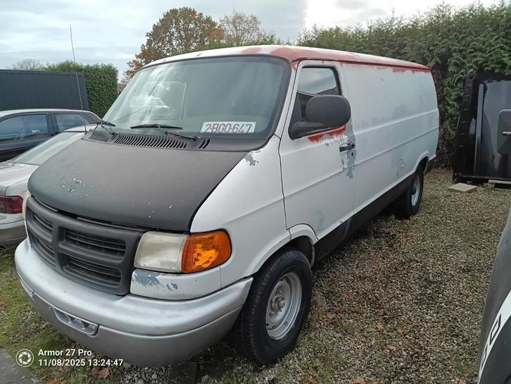 Dodge 1500 van 1999 loop of sloop Belgische papieren, Auto's, Bestelauto's, Particulier, Ophalen