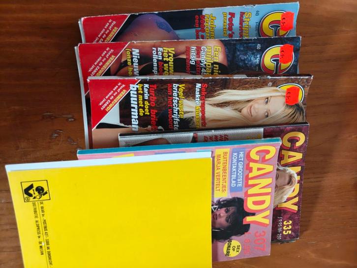 Vintage Erotische sexboekjes Tijdschriften Collectie, Boeken, Tijdschriften en Kranten, Gelezen, Damesbladen, Ophalen of Verzenden