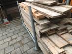 Steigerplanken - ca. 400 meter, Doe-het-zelf en Verbouw, Gebruikt, 25 tot 50 mm, Ophalen of Verzenden, Plank
