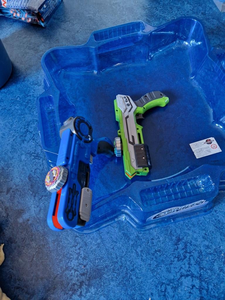 Silverlit Spinner Tol met Afschiet Pistool en Bak, Ophalen, Gebruikt, Jongen of Meisje