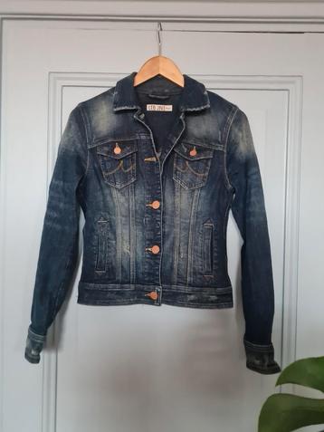 LTB Jeans jasje DENIM JACKET maat S, 36 Donkerblauw