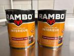 Rambo pantserlak interieur 2 potten, Ophalen of Verzenden, Nieuw, Wit