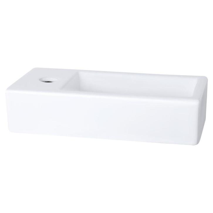 Differnz Helios Fontein - Kraangat Links - Wit, Doe-het-zelf en Verbouw, Sanitair, Nieuw, Wastafel, Ophalen