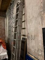 Aluminium Allround ladder 4x10 treden, Ophalen, Gebruikt, Ladder, Opvouwbaar of Inschuifbaar