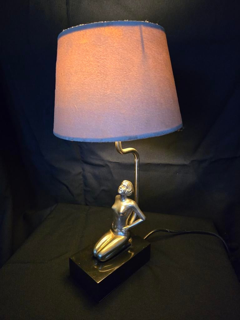 2 Vintage lampen in Hollywood Regency stijl, Willy Rizzo, Ophalen of Verzenden, Hollywood Regency, Minder dan 50 cm