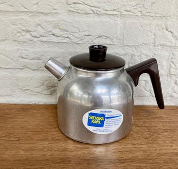Svenska Kärl: vintage koffiepot, aluminium. Uit Zweden beschikbaar voor biedingen