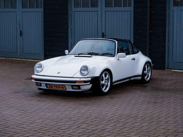 Porsche 911 3.2 Targa, Auto's, Porsche, Bedrijf, Benzine, Cabriolet, Handgeschakeld, Geïmporteerd, Wit, Gebruikt
