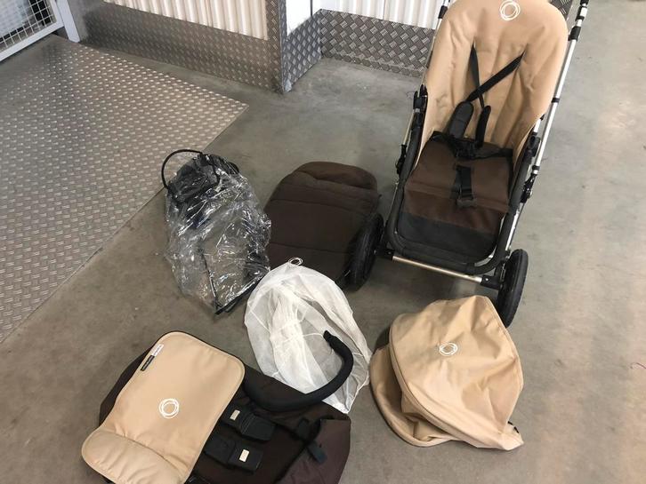 Bugaboo cameleon, Kinderen en Baby's, Kinderwagens en Combinaties, Zo goed als nieuw, Combiwagen, Bugaboo, Met reiswieg, Verstelbare duwstang