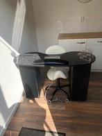 Nageltafel set (met afzuiging zadelstoel incl accessoires), Huis en Inrichting, Ophalen of Verzenden, Elektrisch, Zo goed als nieuw