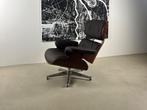 Designer Lounge fauteuil en ottomaan, echt leer, Nieuw, Ophalen of Verzenden, 75 tot 100 cm, Bauhaus, Classic
