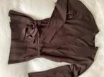 Donkerbruin overslagvest NIEUW  mt M, Kleding | Dames, Maat 38/40 (M), Bruin, Nieuw, Ophalen of Verzenden