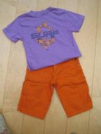 set ; Redstreet, leuke oranje vrolijke broek, maat 140 met k, Ophalen of Verzenden, Zo goed als nieuw, Meisje, Setje