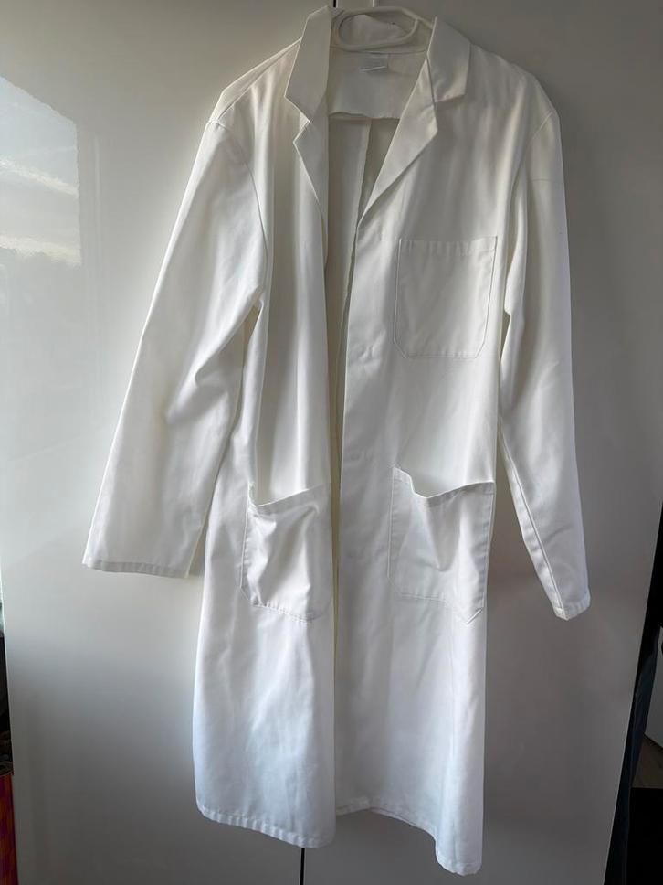 Witte Laboratoriumjas / Snijzaaljas - Maat 48, Kleding | Dames, Jasjes, Kostuums en Pakken, Nieuw, Jasje, Maat 36 (S), Wit, Ophalen of Verzenden