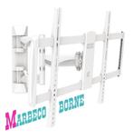 TV muurbeugel volledig beweegbaar 42 - 70" Alumi, staal wit, Nedis, Nieuw, Info@marbeco.nl, Ophalen of Verzenden