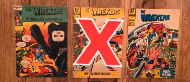 De Wrekers Comics HIP Classics, Boeken, Strips | Comics, Gelezen, Meerdere comics, Europa, Ophalen of Verzenden
