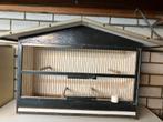 Mooie vogelkooi ook voor buiten, Dieren en Toebehoren, Vogels | Hokken en Kooien, Ophalen, Zo goed als nieuw, Hout, Vogelkooi