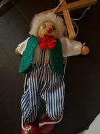 Houten Marionet Pop - Clown, Ophalen, Gebruikt, Overige typen