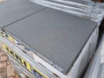 ACTIE 140 Antraciet terrastegel 60x60x4,7 bestrating s-parti, Nieuw, Beton, Ophalen of Verzenden, Gecoat