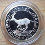 Bahrein, 5 Dinars 1986 - zilver Proof, Postzegels en Munten, Munten | Azië, Zilver, Ophalen of Verzenden, Losse munt