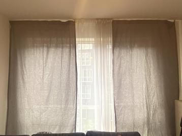 HEMA Translucent Grey Curtains
