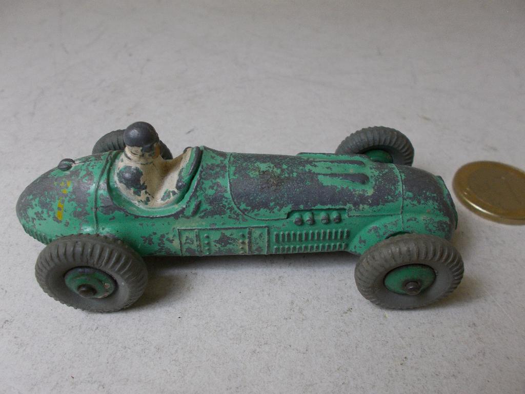1953 Dinky Toys 23J H.W.M. FORMULE 1 RACING CAR (-D-), Ophalen of Verzenden, Gebruikt, Auto, Dinky Toys