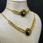 21 karaat gouden ketting armband set, Ophalen of Verzenden, Zo goed als nieuw, Goud