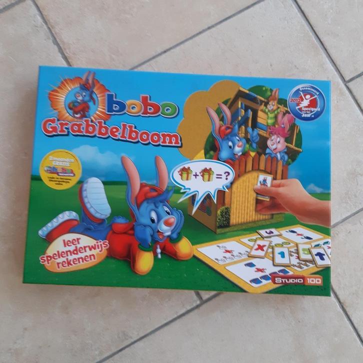 Bobo Grabbelboom, Hobby en Vrije tijd, Gezelschapsspellen | Bordspellen, Gebruikt, Een of twee spelers, Drie of vier spelers, Ophalen of Verzenden