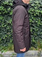 Cast Iron driekwart winterjas (parka) maat L, in goede staat, Kleding | Heren, Maat 52/54 (L), Zwart, Ophalen of Verzenden, Zo goed als nieuw