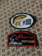 Vintage Vis patches/emblemen - Albatros & DAM, Ophalen of Verzenden, Zo goed als nieuw
