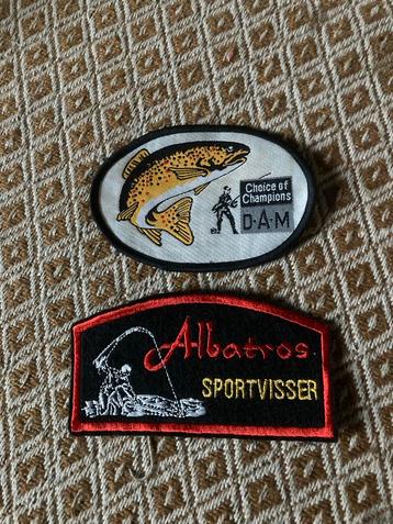 Vintage Vis patches/emblemen - Albatros & DAM beschikbaar voor biedingen