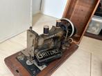 Gritzner “R” antieke naaimachine met houten kist, Ophalen