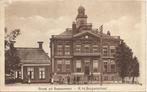 Sappemeer (Gr.) R.H. Burgerschool met Volk, gelopen 1926, Verzamelen, Ansichtkaarten | Nederland, Verzenden, 1920 tot 1940, Gelopen