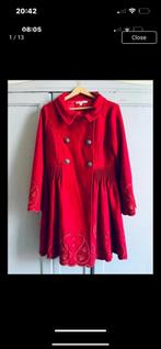 UTTAM BOUTIQUE rode wollen jas - Maat L, Uttam Boutique, Verzenden, Maat 42/44 (L), Rood